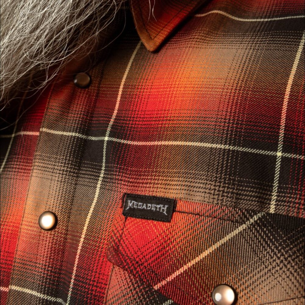 DIXXON x MEGADETH-KILLING IS MY BUSINESS Collab Limited Edition Flannel-Men's XL - Picture 5 of 11